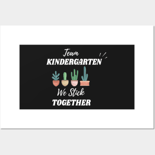 cactus team teacher gifts | first grade team | kindergarten team | gifts for teachers | stick together cactus gift teachers Posters and Art